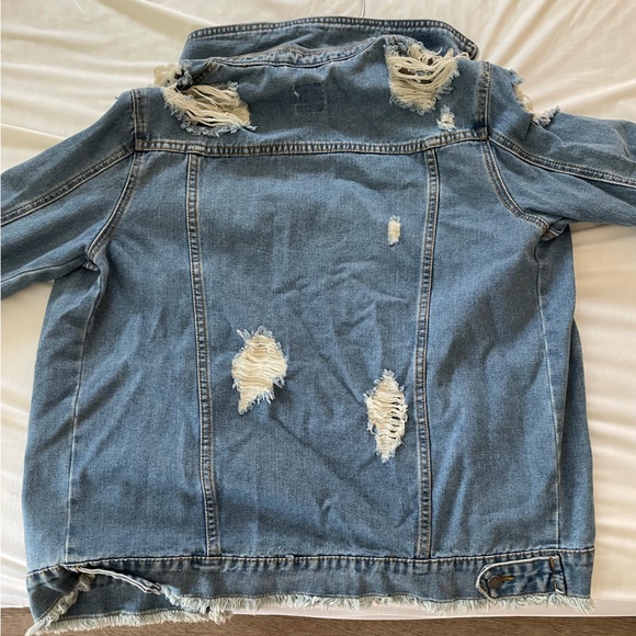 Distressed Jean Jacket - Picture 2 of 2